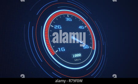 5G Mobile netzwerk konzept Stockfoto