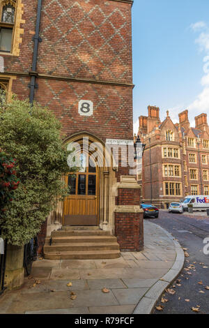 London, November 2018. Ein Blick auf die Architektur an Lincolns Inn Fields Kammern in London Stockfoto