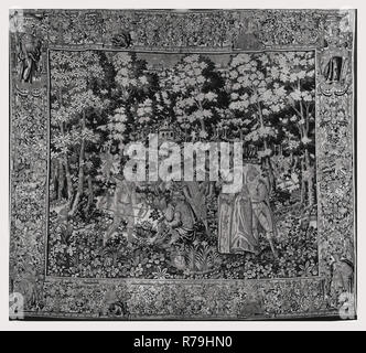 Game Park mit edlen Paar und Telefonzentralen Stockfoto