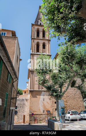 Soller, Mallorca, Spanien - 20. Juli 2013: Soller Rathaus Stockfoto