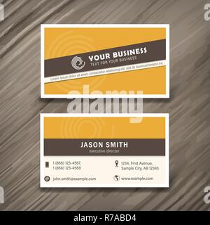 Vektor abstrakte kreative Visitenkarten Stock Vektor
