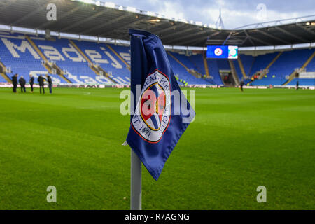 Madejski Stadium, London, UK. 8. Dezember 2018. Sky Bet Meisterschaft, Lesen v Sheffield United; Quelle: Phil Westlake/News Bilder, Englische Fußball-Liga Bilder unterliegen DataCo Lizenz Credit: Aktuelles Bilder/Alamy leben Nachrichten Stockfoto