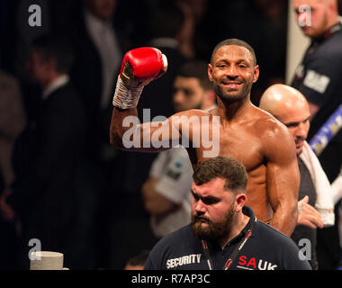 FlyDSA Arena, Sheffield, UK. 8 Dez, 2018. Boxen, Eliminator für die Wba World Super Welterweight title, Kell Brook versus Michael Zerafa; Kell Brook (GBR) nach dem Wettbewerb, den er durch einstimmigen Beschluss Credit Punkte gewonnen: Aktion plus Sport/Alamy leben Nachrichten Stockfoto