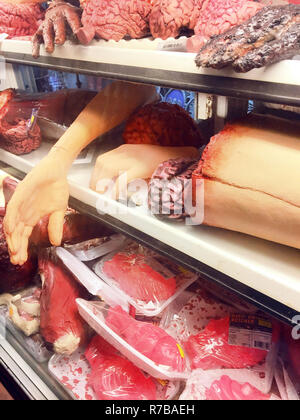 Abracadabra ist ein einzigartiges Kostüm und Magic Shop in New York City, USA Stockfoto