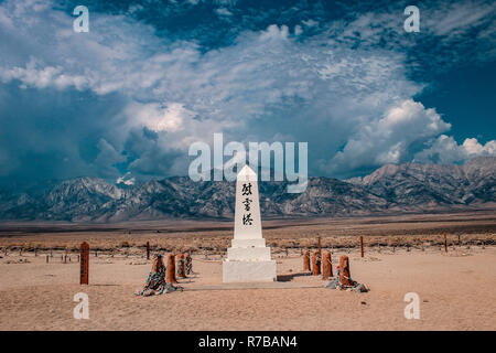 Stille in Manzanar (Übersetzung: Seele, tröstliche Turm) Stockfoto