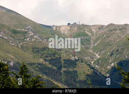 Blick auf den Gran Sasso in der Region Abruzzen Italien Stockfoto