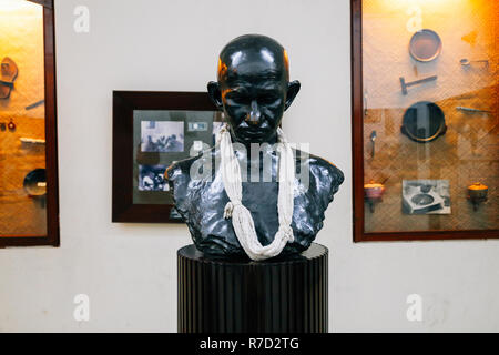 Mumbai, Indien - 18. Dezember 2017: Mani Bhavan Gandhi Sangrahalaya Museum Stockfoto