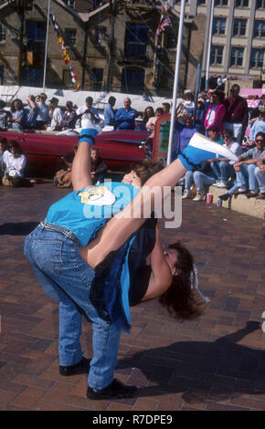 ROCK'N'ROLL DANCING AT THE Rocks, Sydney, NSW, Australien Stockfoto