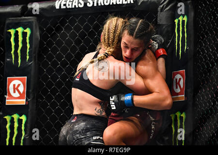 Toronto, Ontario, Kanada. 9 Dez, 2018. Frauen Fliegengewicht - VALENTINA SHEVCHENKO gegen JOANNA JEDRZEJCZYK bei UFC 231 bei der Scotiabank Mitte in Toronto, 08. Dezember 2018 Quelle: Igor Vidyashev/ZUMA Draht/Alamy leben Nachrichten Stockfoto