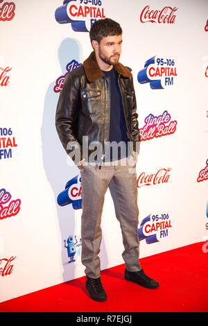 London, Großbritannien. 8. Dez 2018. Liam Payne an der Hauptstadt Jingle Bell Ball mit Coca-Cola in der Londoner O2. Nacht Eines der Sell-out-Ereignis sah Leistungen von weltweiten Superstars Credit: Tom Rose/Alamy leben Nachrichten Stockfoto