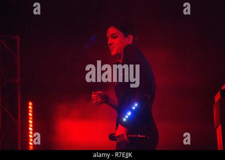 Main, Italien. 8. Dez 2018. Jain Live at Fabrique © Roberto Finizio / alamy Leben Nachrichten Stockfoto