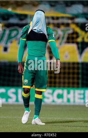 Den Haag - ADO-Graafschap, Fußball, Saison 2018/2019, Eredivisie, Autos Jeans Stadium, 08-12-2018, Folge 0-0, ADO Spieler enttäuscht Stockfoto