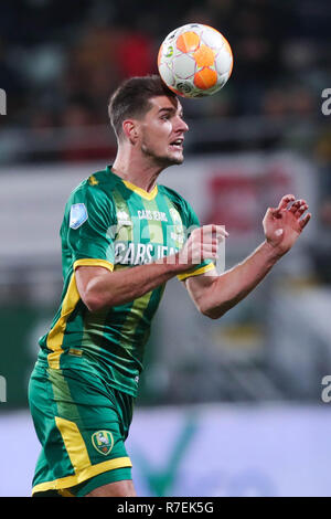 Den Haag - ADO-Graafschap, Fußball, Saison 2018/2019, Eredivisie, Autos Jeans Stadium, 08-12-2018, Folge 0-0, ADO-Spieler Nick Kuipers Stockfoto