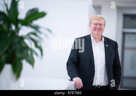 Gerlingen, Deutschland. 07 Dez, 2018. Stefan Hartung, ehemaliger Bosch-geschäftsführer für die Energie- und Gebäudetechnik. Vom 1. Januar 2019, Hartung wird der neue Geschäftsführer für die Mobility Solutions Division. Credit: Sebastian Gollnow/dpa/Alamy leben Nachrichten Stockfoto