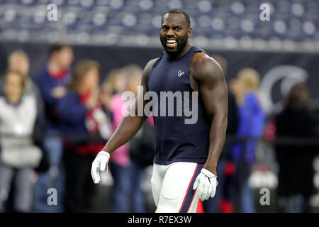 Houston, Texas, USA. 9 Dez, 2018. Houston Texans linebacker Whitney Mercilus (59) vor der NFL regular season Spiel zwischen den Houston Texans und die Indianapolis Colts an NRG Stadion in Houston, TX am 9. Dezember 2018. Credit: Erik Williams/ZUMA Draht/Alamy leben Nachrichten Stockfoto