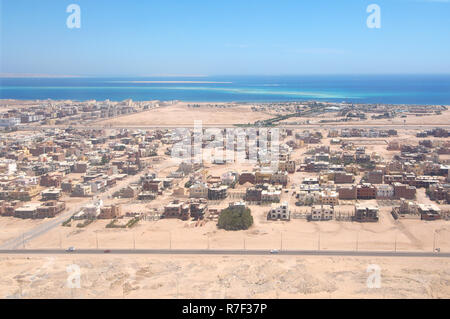 Luftaufnahme, Hurghada, Red Sea Governorate, Ägypten Stockfoto