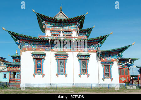 Ivolginsky Datsan, buddhistische Tempel, Burjatien, Russland Stockfoto