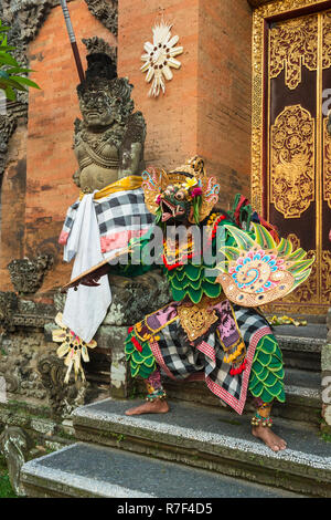 Balinesische Kecak Tänzer, Ubud, Bali, Indonesien Stockfoto