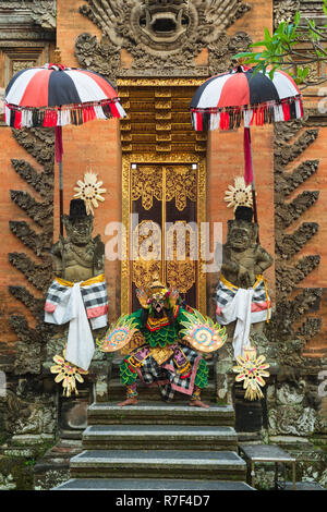 Balinesische Kecak Tänzer, Ubud, Bali, Indonesien Stockfoto