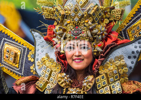 Jember Fashion Festival und Karneval, Ost-Java, Indonesien Stockfoto