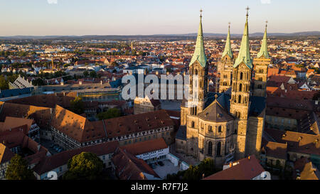 Bamberger Dom oder der Bamberger Dom, Altstadt oder die alte Stadt Bamberg, Deutschland Stockfoto