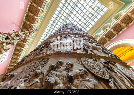 Die Besetzung Gerichte Galerien des Victoria und Albert Museum. Cast Repliken der wichtigsten Skulptur für Bildung, Knightsbridge, London. Großbritannien Stockfoto