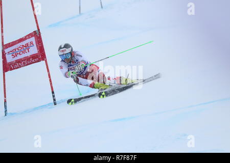 08. Dez. 2018 Val d'Isère, Frankreich. Roland Leitinger Österreichs ski Herren Riesenslalom Audi FIS Alpine Ski World Cup 2019 Sport Wintersport Stockfoto