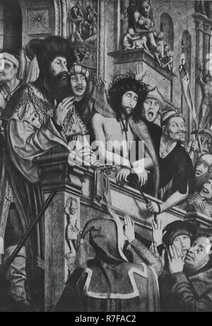 Pilatus Christus den Leuten zeigen "Ostentatio Christi" Stockfoto