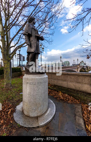 James McNeill Whistler Statue, Cheyne Walk, London. Großbritannien Stockfoto