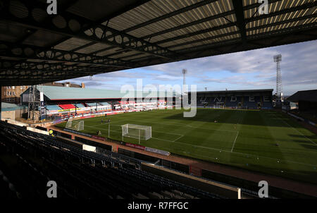 Allgemeine Ansicht der Boden vor der schottischen Premier League Spiel bei Dens Park, Dundee. Stockfoto