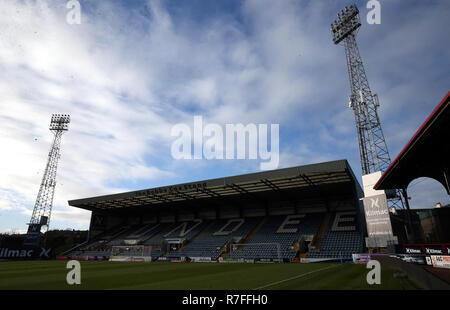 Allgemeine Ansicht der Boden vor der schottischen Premier League Spiel bei Dens Park, Dundee. Stockfoto