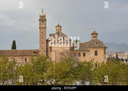 Kartäuserkloster in Granada. Kloster im November, Andalusien, Spanien. Stockfoto