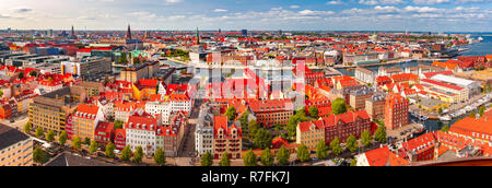 Luftaufnahme von Kopenhagen, Dänemark Stockfoto