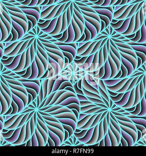 Nahtlose Hintergrund vektor Farbkreise. Zusammensetzung der geometrischen Formen. Helle modische Farben, blau Stock Vektor