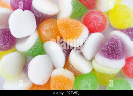 Bunte Jelly Candy Hintergrund Stockfoto