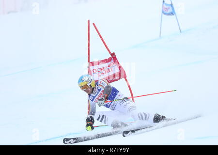 08. Dez. 2018 Val d'Isère, Frankreich. Felix Neureuther aus Deutschland konkurrieren in der Männer Riesenslalom Audi FIS Alpine Ski World Cup 2019 Ski Racing Stockfoto