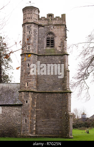 Turm von St. Bridgets Kirche Wentlooge Nummer 3726 Stockfoto