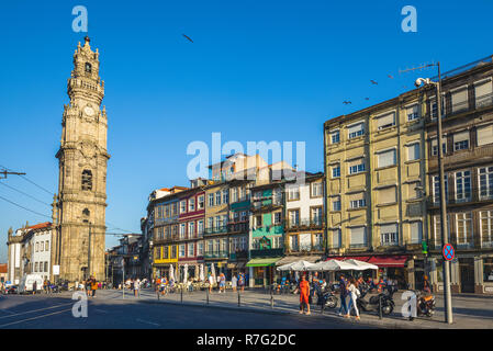 Clerigos Turm, eine Glocke, Turm von Clerigos Kirche Stockfoto