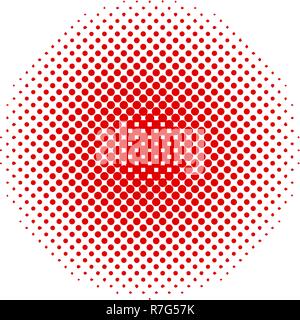 Abstrakte gepunktete vector Hintergrund. Red Halftone Wirkung eps 10. Stock Vektor
