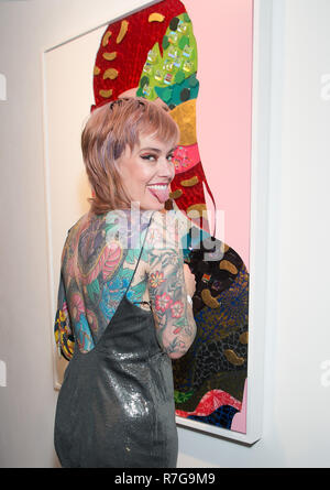Miss Bugs "Echo Chamber" Eröffnung der Ausstellung in der Galerie in Hannover St, mayfair mit: Lisa Reynolds Wo: London, Großbritannien Wann: 08 Aug 2018 Quelle: WENN.com Stockfoto