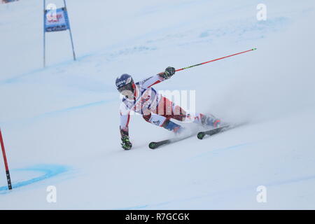 08. Dez. 2018 Val d'Isère, Frankreich. Philipp Schoerghofer Österreichs konkurrieren in Herren Riesenslalom Audi FIS Alpine Ski World Cup 2019 Wintersport Ski Stockfoto