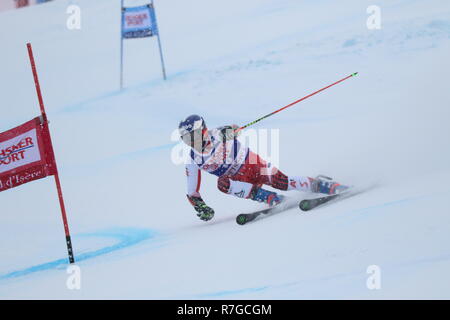 08. Dez. 2018 Val d'Isère, Frankreich. Philipp Schoerghofer Österreichs konkurrieren in Herren Riesenslalom Audi FIS Alpine Ski World Cup 2019 Wintersport Ski Stockfoto