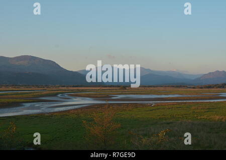 Snowdonian Mountain Scene, Herbst Stockfoto