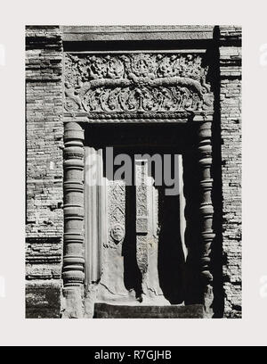 Kambodscha, Angkor, Bakong, 1966 oder früher, verlorenen Städte Asiens, Architektur, Südostasien. Stockfoto