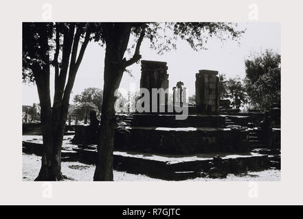 Kambodscha, Angkor, Bakong, 1966 oder früher, verlorenen Städte Asiens, Architektur, Südostasien. Stockfoto