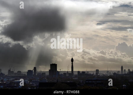 London UK Skyline der Stadt. Stockfoto