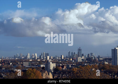 London UK Skyline der Stadt. Stockfoto