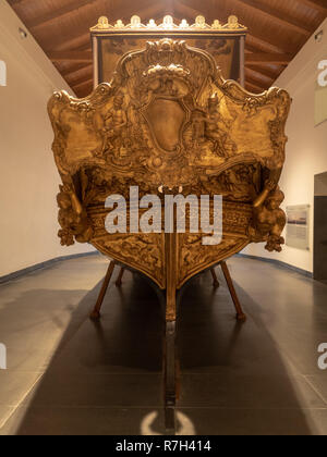 Museo di San Martino, Napoli. Lancia Reale Carlo di Borbone, XVII sek. Stockfoto