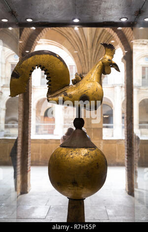 León, Spanien: Hahn von der Basilika San Isidoro de León im Museum von San Isidoro Royal Stiftskirche. Die vorislamische Orient Stockfoto