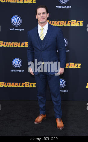 Hollywood, Kalifornien, USA. 9 Dez, 2018. John Cena kommt für die Premiere des Films 'Hummel' an der Chinese Theater. Credit: Lisa O'Connor/ZUMA Draht/Alamy leben Nachrichten Stockfoto